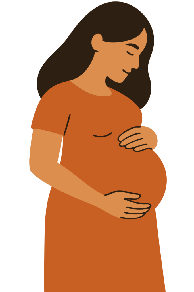 Pregnant teacher in education looking forward to maternity leave and pay and getting support and guidance with shared parental leave